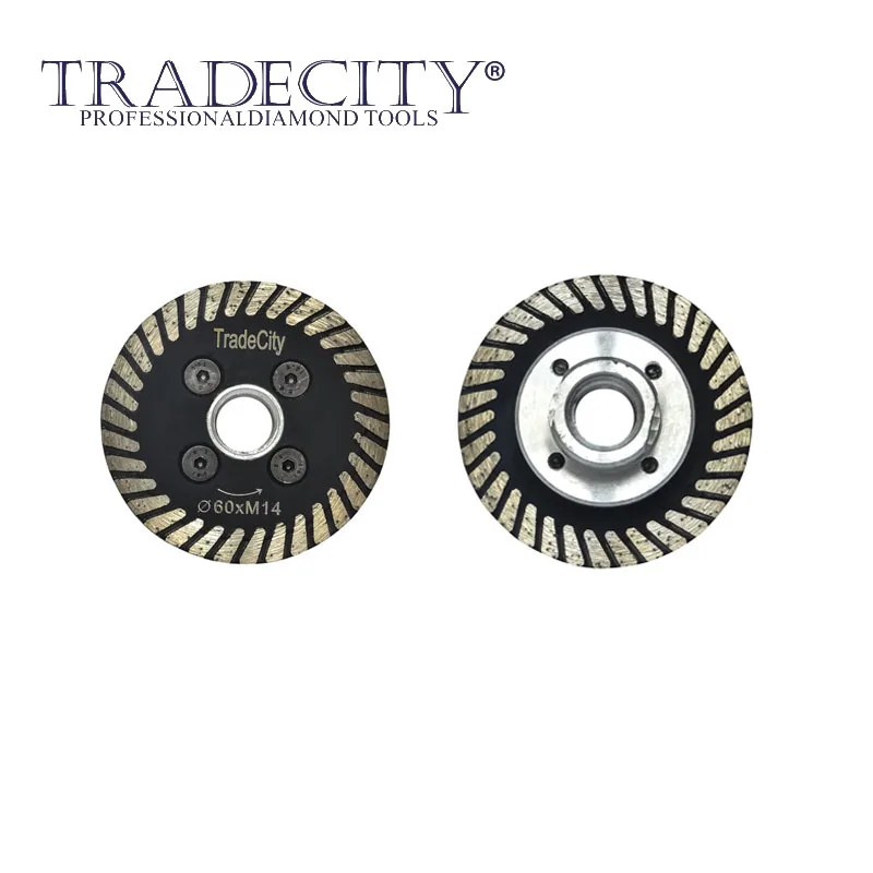 TRADECITY, Алмазный отрезной круг turbo D60