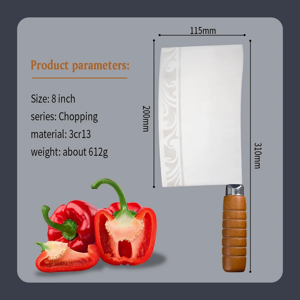 Нож XYj из нержавеющей стали профессиональная китайская кухонная разделочная