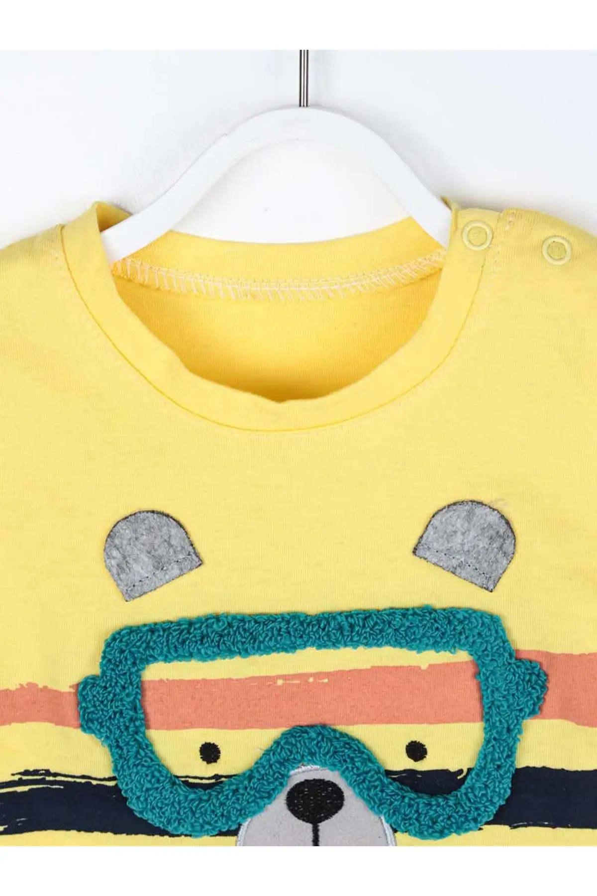 Желтый летний костюм для мальчиков футболка с шортами комплект из 2 предметов