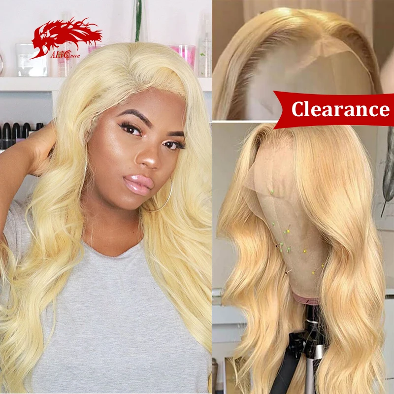 613 Honey Blonde Lace Front Wigs 13x6/13x4 Frontal Wig 150% Density Brazilian Body Wave Remy Human Hair Wigs For Woman
