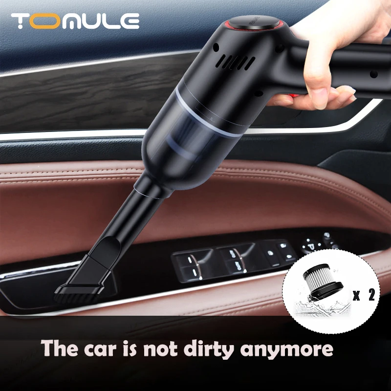 

Wireless Car Vacuum Cleaner Powerful Suction 120W 8000Pa High-Power mini Cordless vacuum cleaner for car home Dry Wet Portable