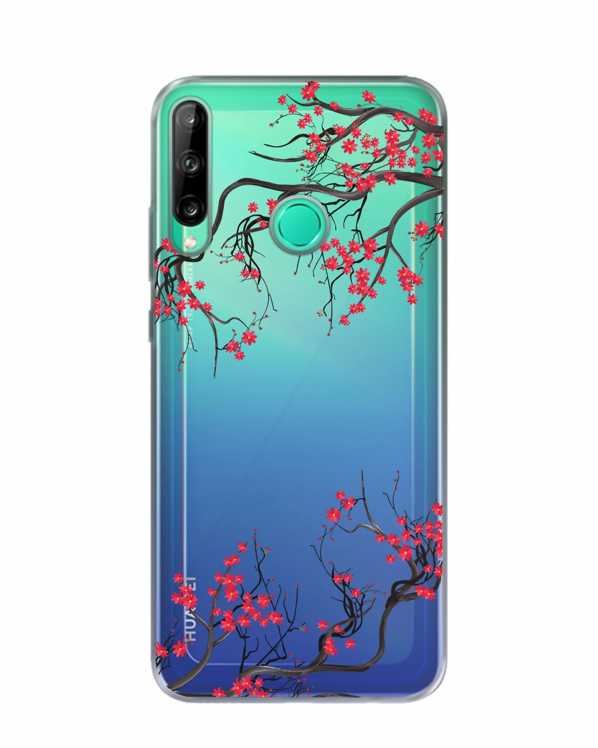 Силиконовый чехол Мобилиус на Huawei P40 lite E / Honor 9C рисунок Цветы |