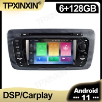 128gb android 11 car auto radio for seat ibiza 2009 2015 multimedia recorder autoradio dvd player navigation stereo gps 2 din