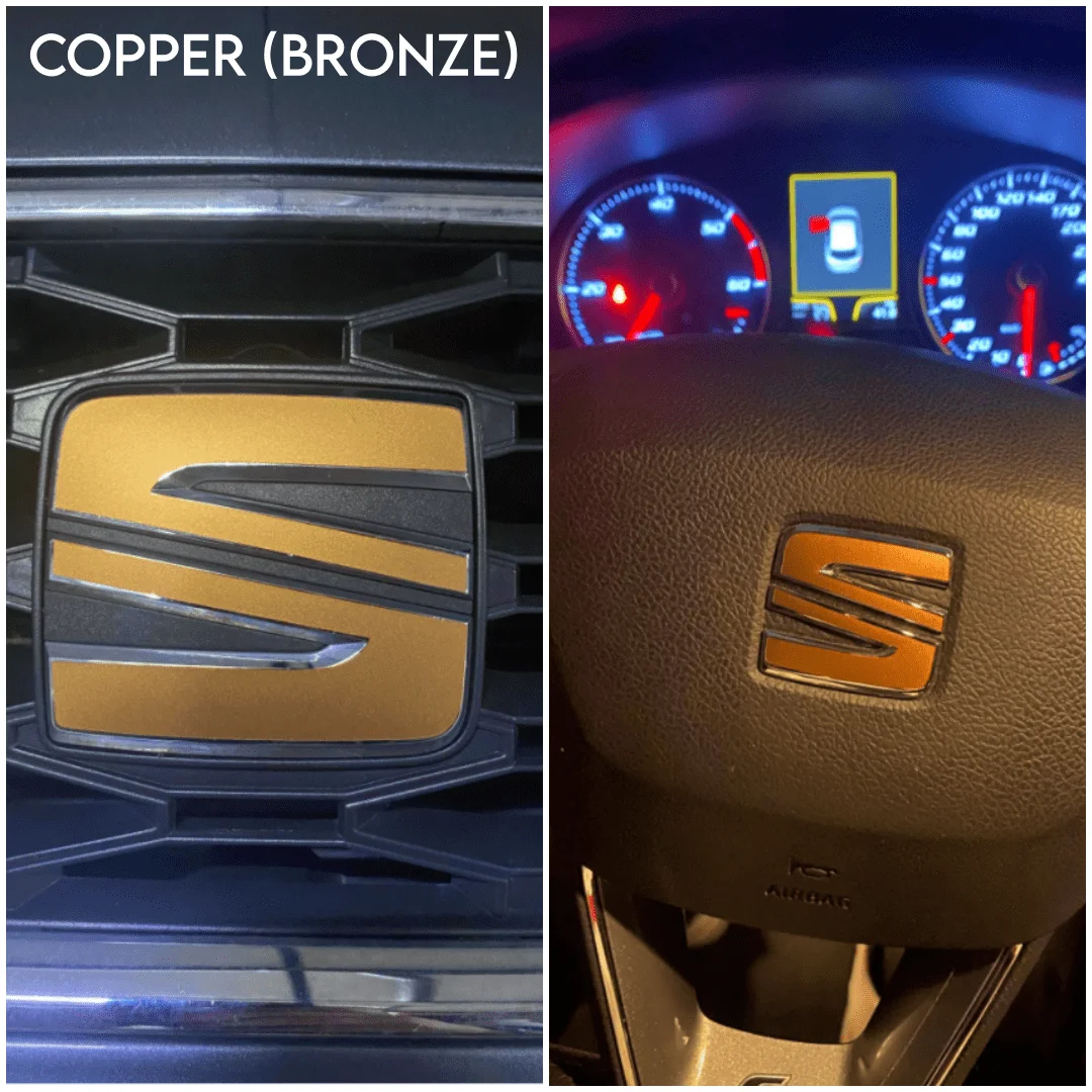 Наклейка с логотипом для Seat Leon MK3 5F Набор наклеек голограммой карбоновая эмблема