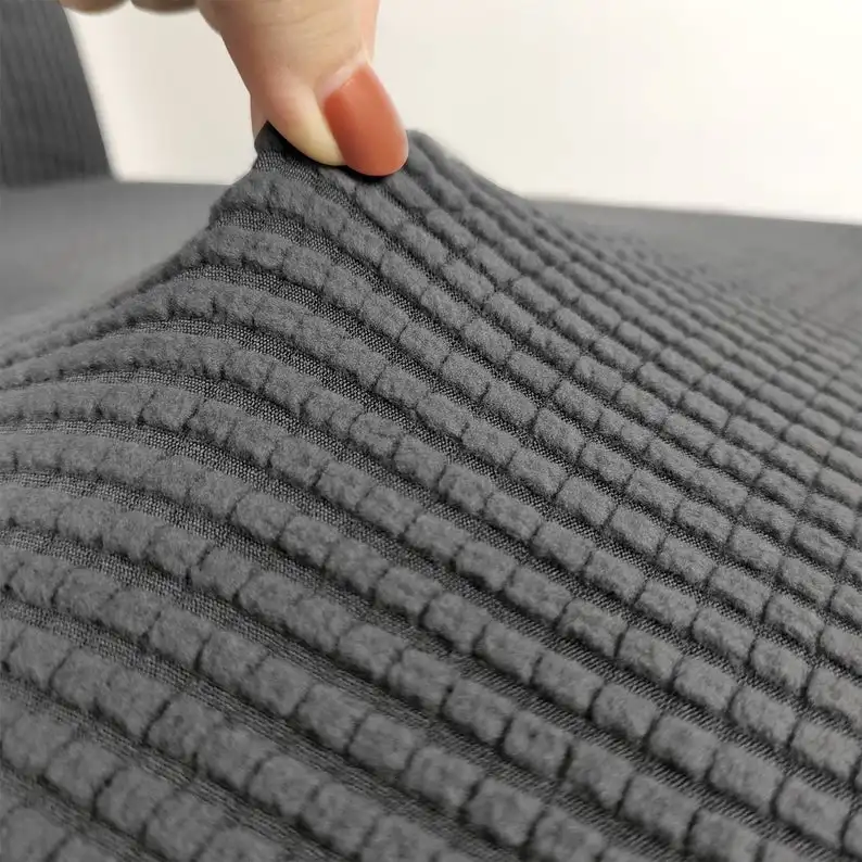 

solid Jacquard Chair Covers Spandex For Wedding Dining Room Office Banquet housse de chaise chair cover