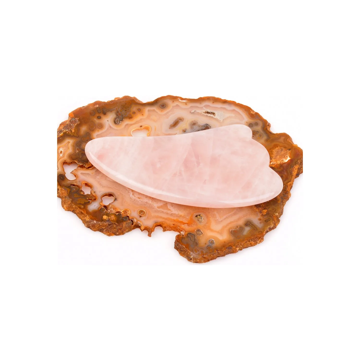 

Pembe Kuvars Taşı Gua Sha Masaj Aleti