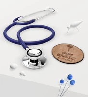 personalized stethoscope and wood collar i%cc%87simli%c4%9fi set 1 reliable modern simple gift special design good quality surprise dear