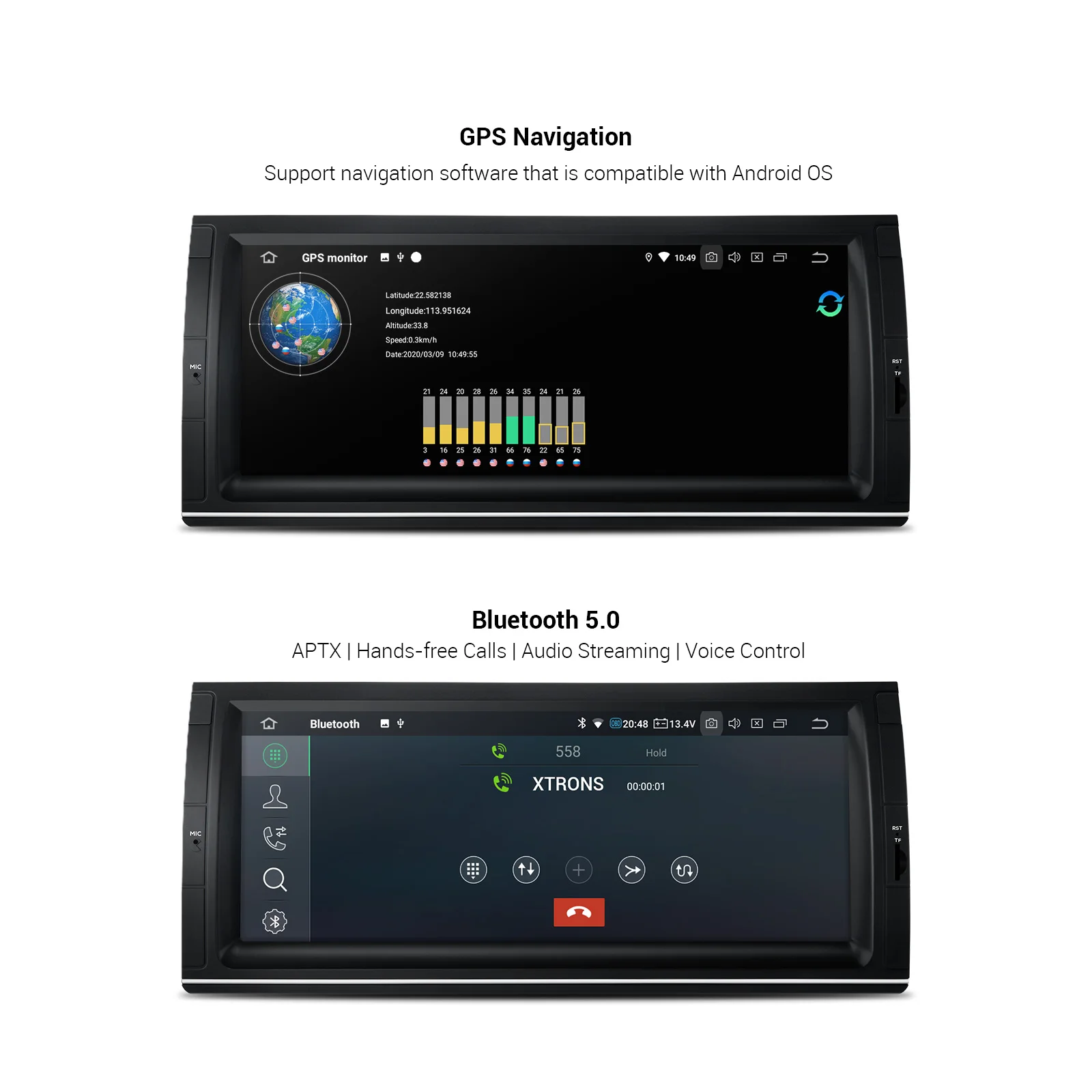 XTRONS Qualcomm Bluetooth 5 0 AptX 10 25 ''IPS Android PX6 автомобильный стерео плеер GPS для BMW X5 E53 1999-