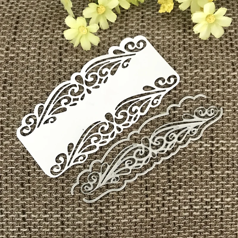 Кружевная граница Скрапбукинг металла резки штампованный по трафарету шаблон из