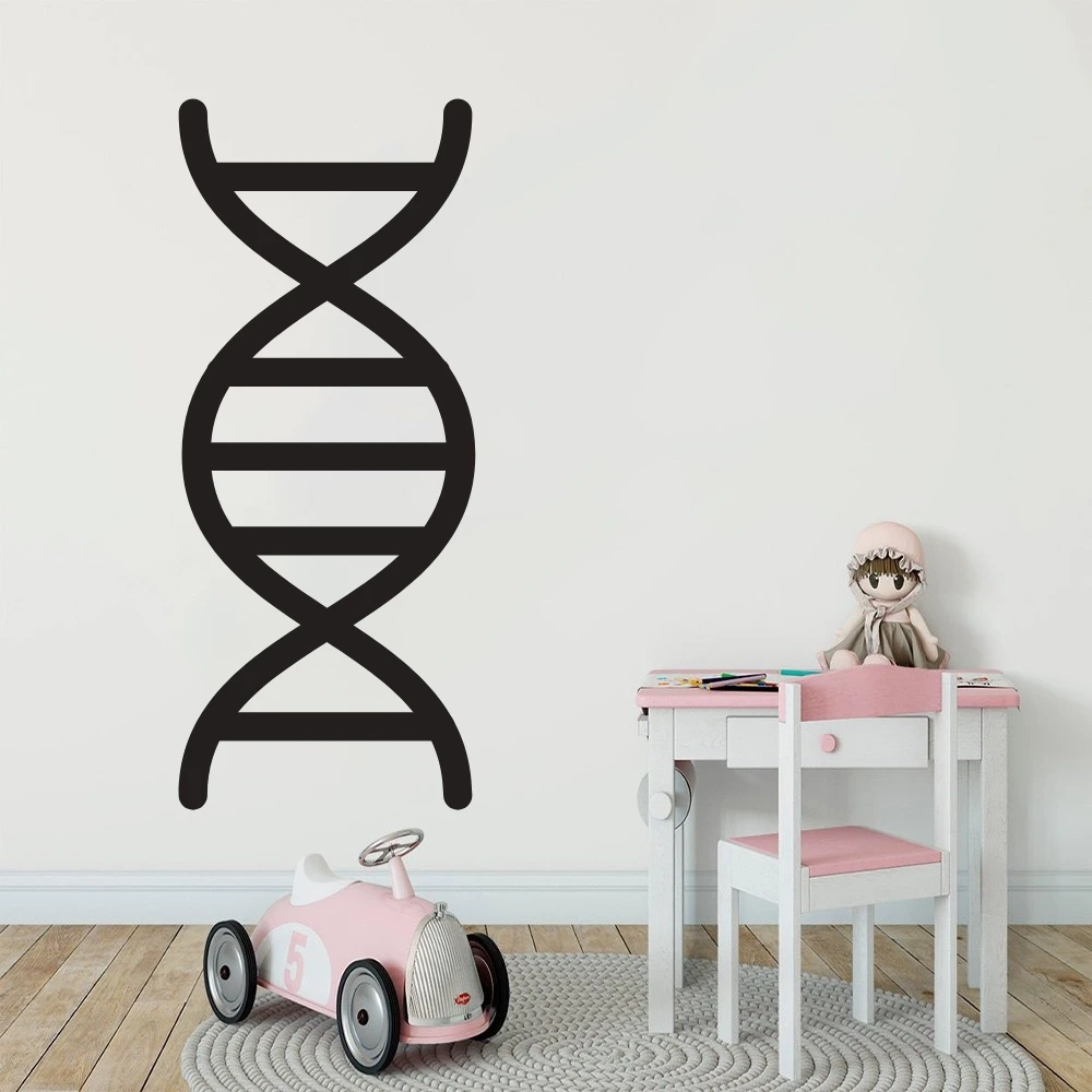 

Simple Dna Art Structure Wall Sticker Decal Teen' s Room Science Decor A00111