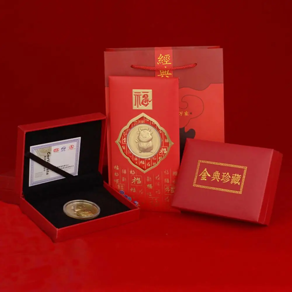 Красный конверт на новый год 2021 бумажные конверты для денег китайский лунного