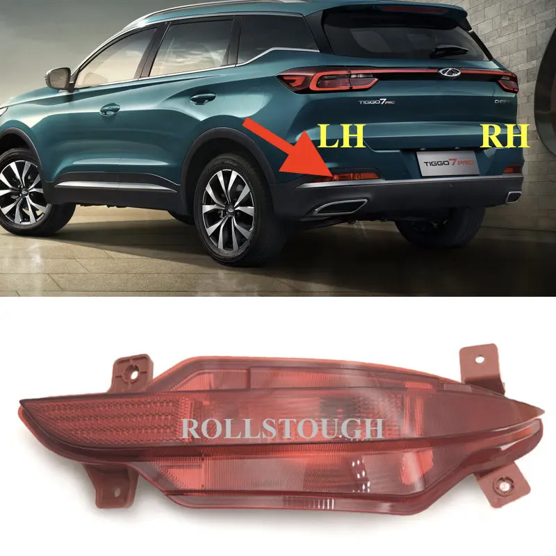 

ROLLSTOUGH Rear Bumper Fog Lamp Light Reflector For Chery Tiggo 7 2020 Car Parts Accessories