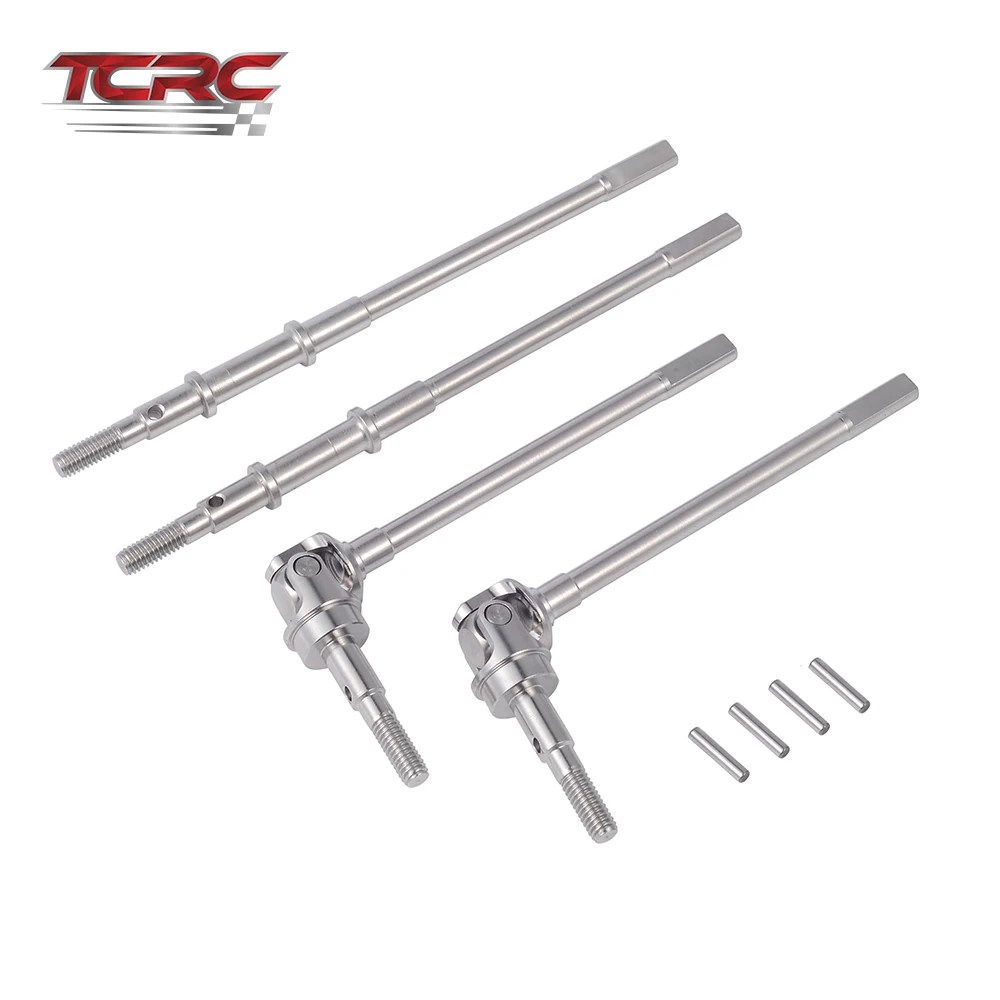 TCRC стальной передний и задний приводной вал для 1/10 масштабе Рок Гусеничный