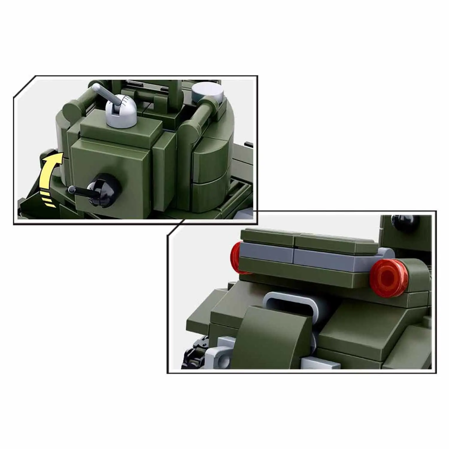 Конструктор Sluban Танк с фигурками (M38-B0686) | Игрушки и хобби