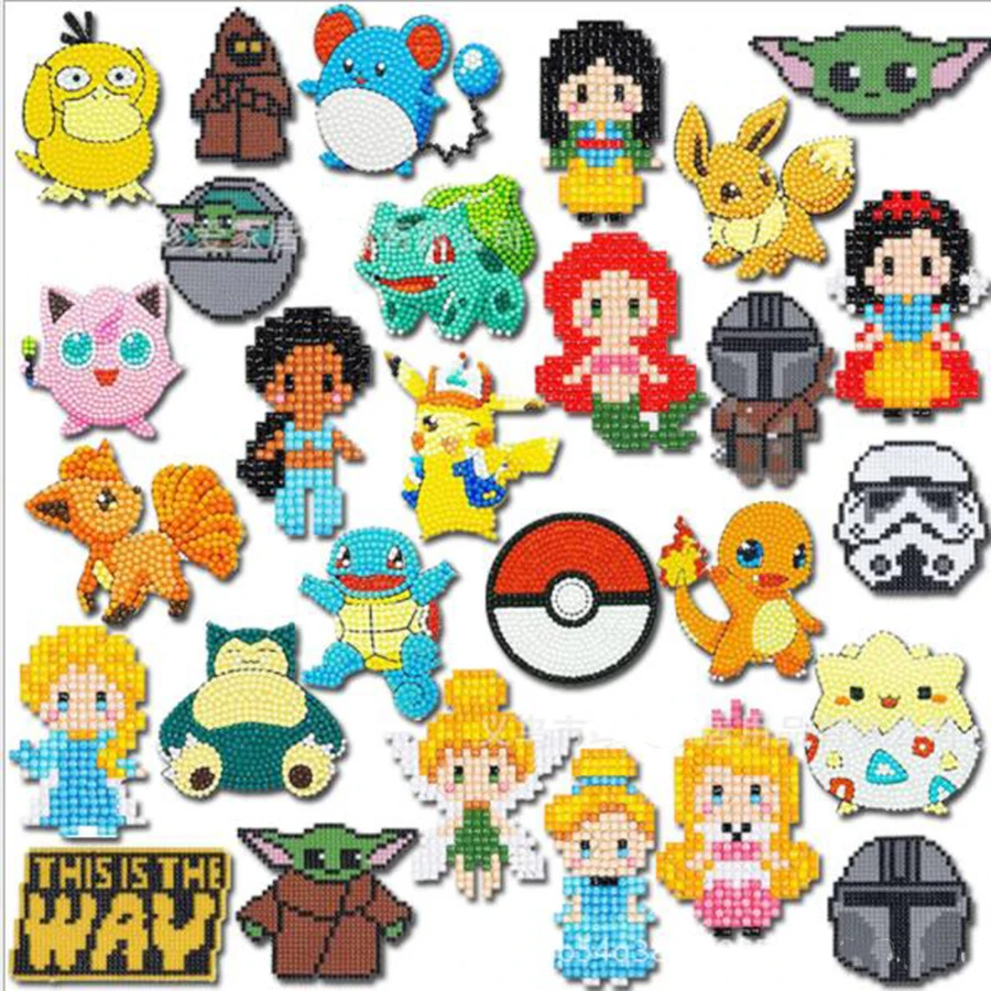 

Алмазная живопись 5D "сделай сам", Семейные наборы для детей, Алмазная мозаика, наклейки по номерам