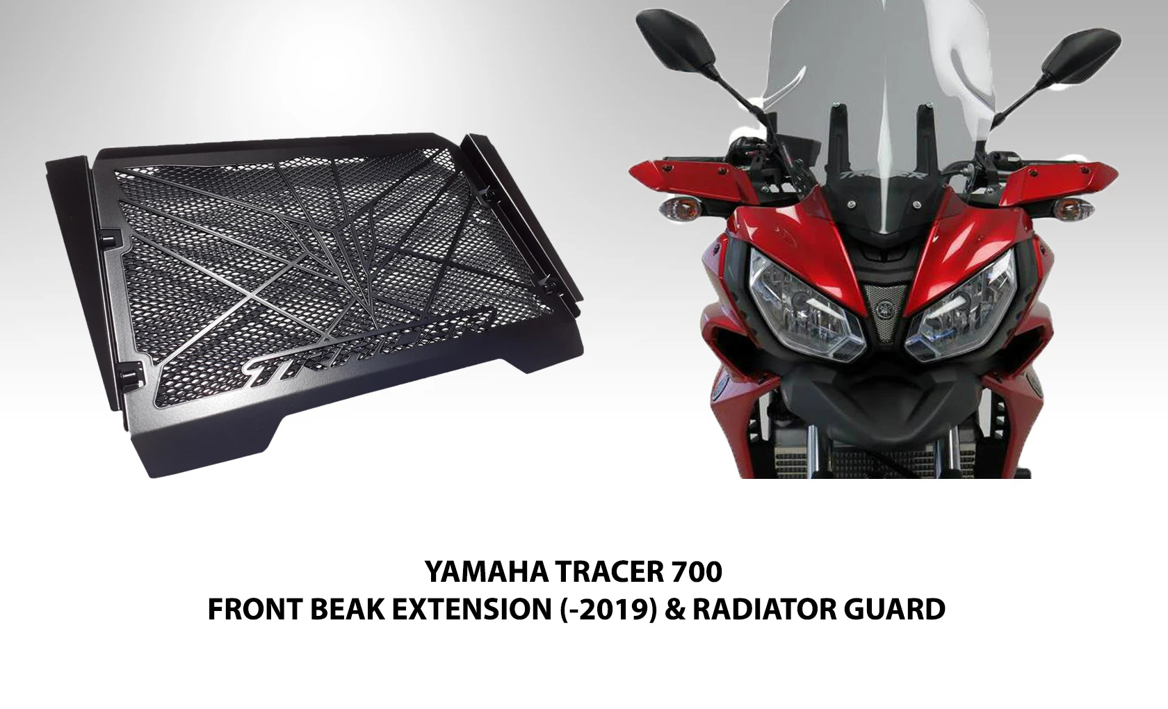 

for Yamaha Tracer 700 Front Beak Extension & Radiator Guard Together (MT-07 Tracer)