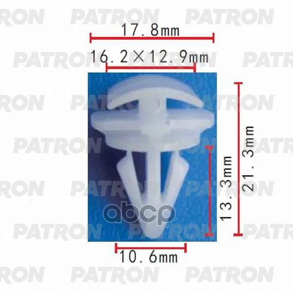 Зажим Пластиковый Audi Seat Skoda Volkswagen Применяемость: Молдинги PATRON арт. P37 0291|Зеркала и