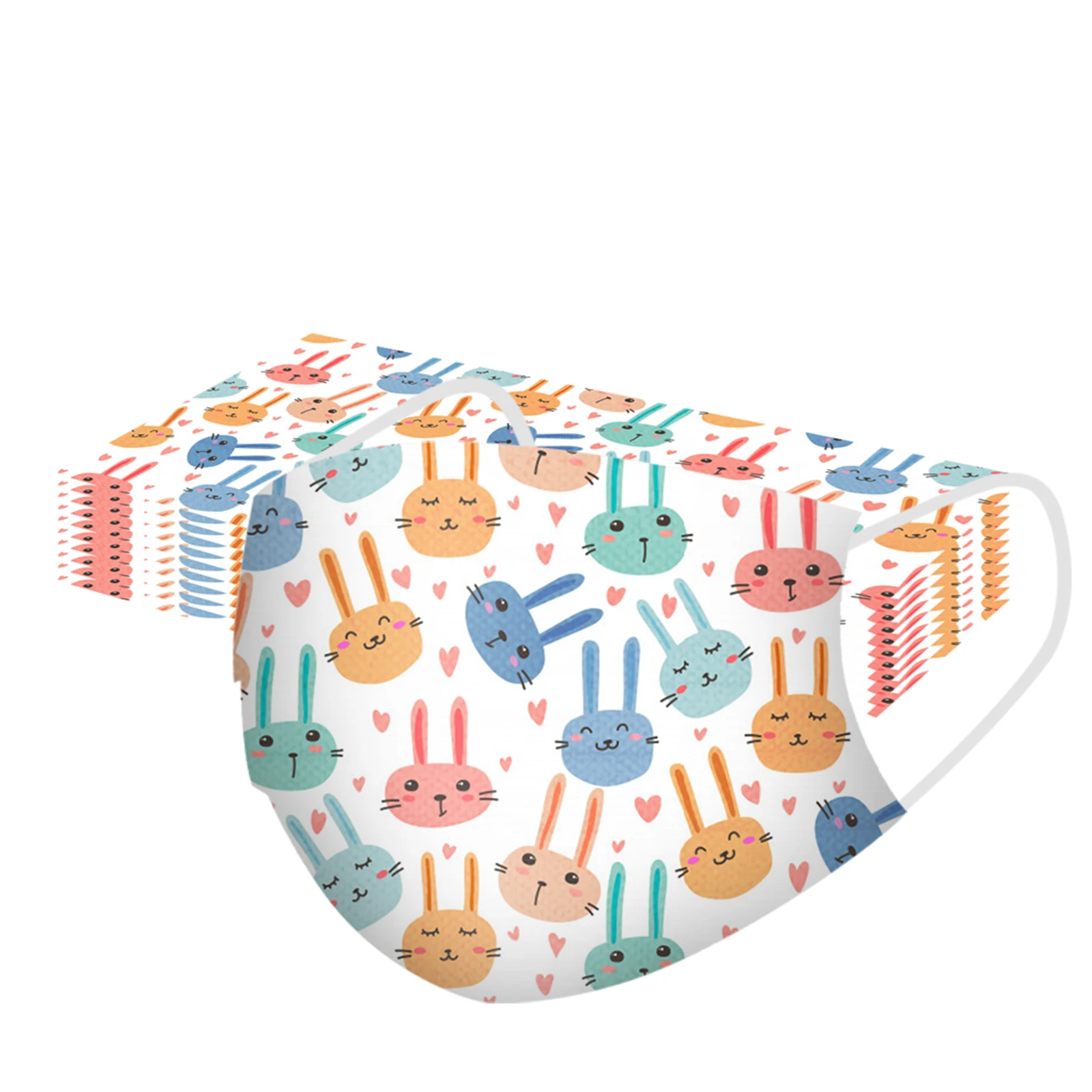 Маска для взрослых на Пасху 10 шт. одноразовая улицы высокое качество дышащая 3