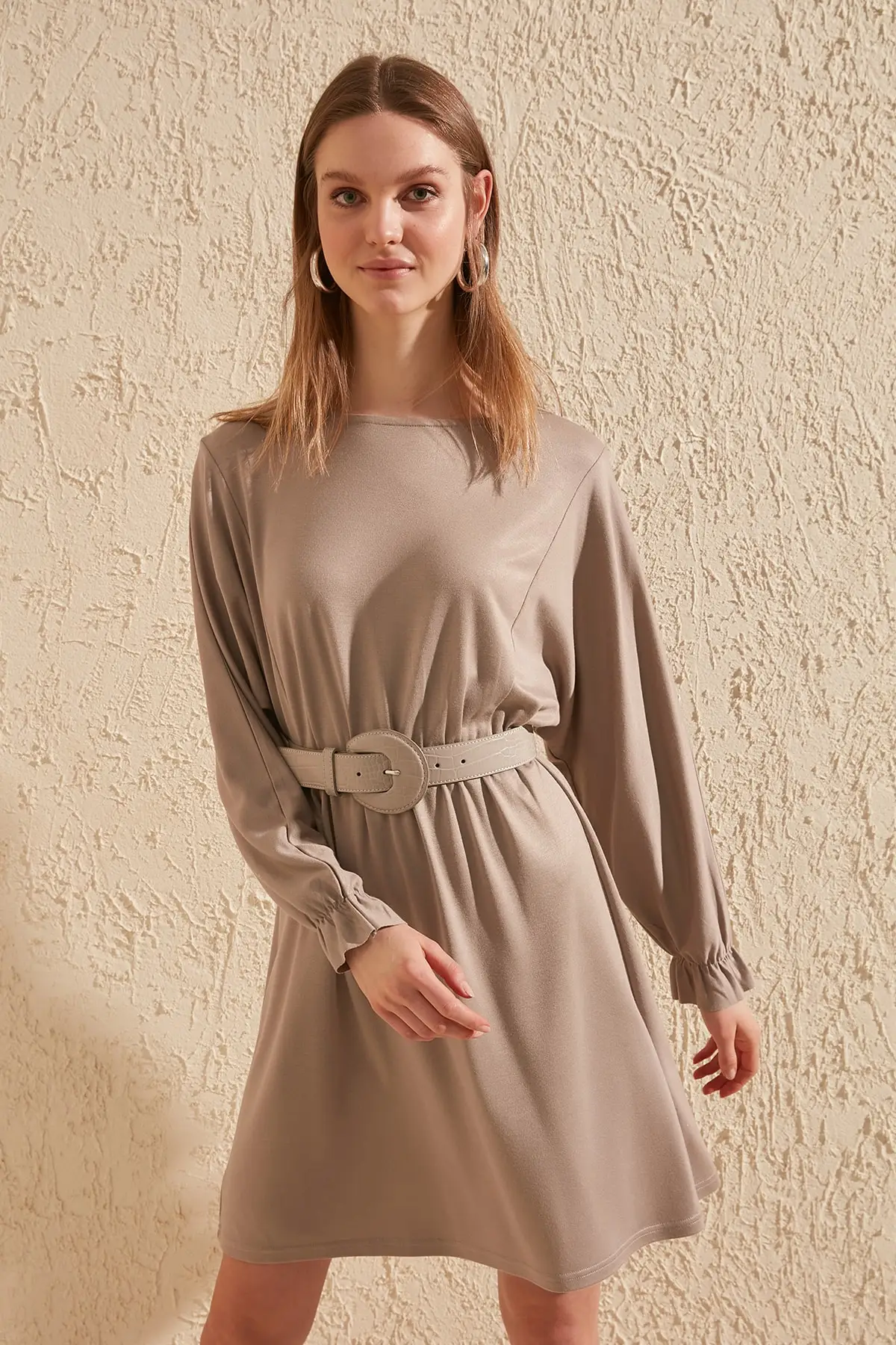Трикотажное платье Trendyol TWOSS20EL1072|Женские платья| |