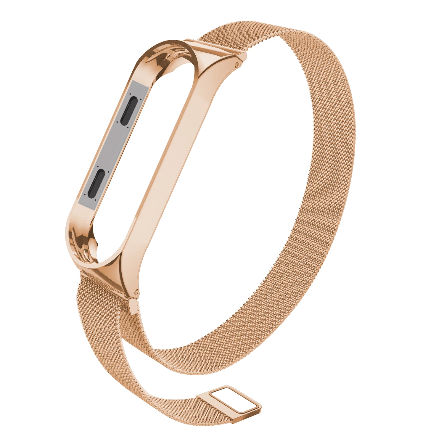 Wristband Metal Stainless Steel Strap For Xiaomi Mi Band 3 4 Wrist Watch Strap For Xiaomi Miband 3 4 Bracelet For Mi Band 3