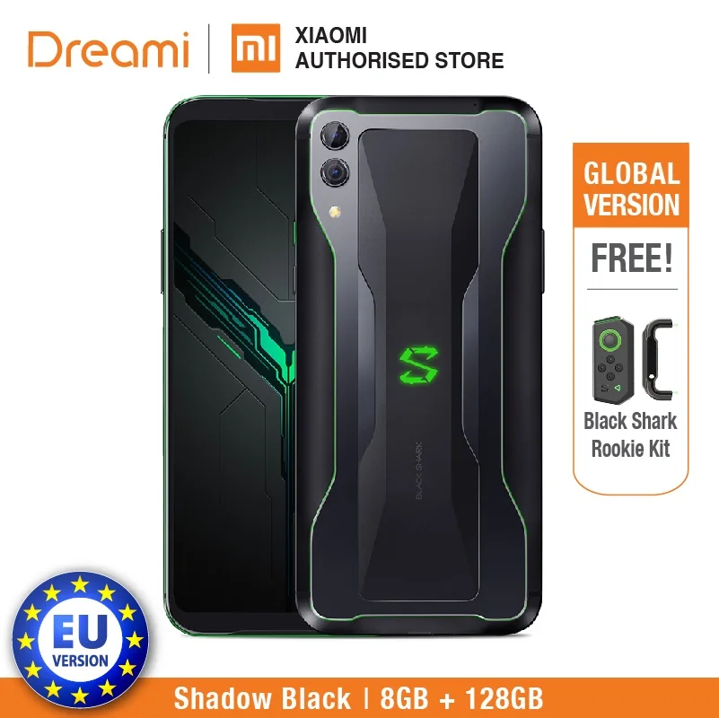 Shadow Black 128GB Глобальная версия Black Shark 2 128 ГБ Rom 8 ГБ Ram Shadow Black(абсолютно новая и герметичная коробка - Цвет: Shadow Black 128GB