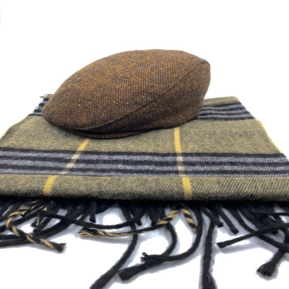 

Coral Men 'S Hats British Style Kasketler Sports Classic Young Fashion Daily 2022 Spring Autumn Season Scarf Gift Kombin