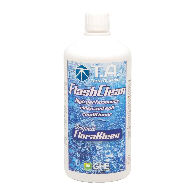 Стимулятор для выведения солей GHE Flora Kleen (FlashClean T.A.) 1л | Дом и сад