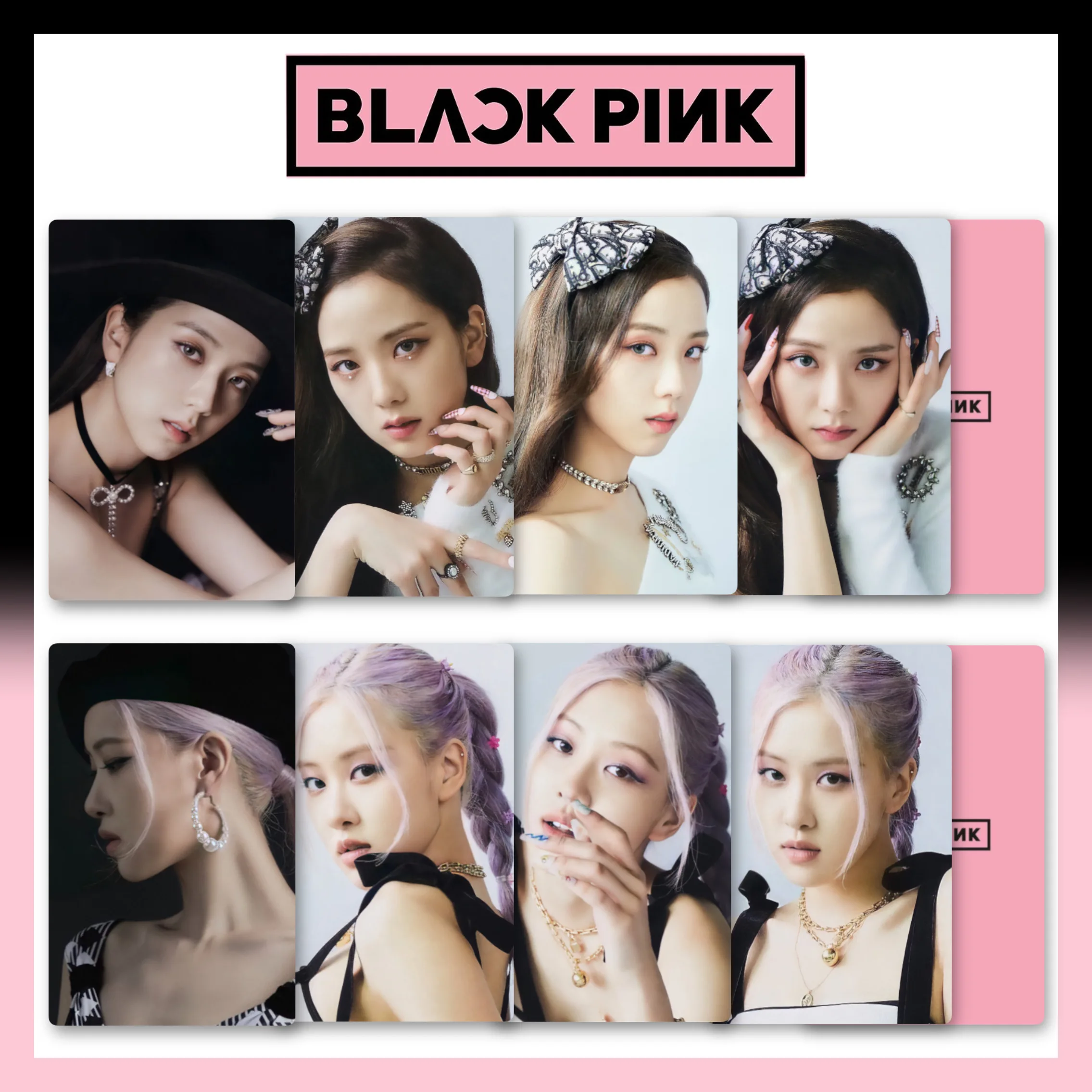 16 шт/комплект KPOP BLACKPINK JENNIE ROSÉ JISOO LISA карты закладка для коллекции | Канцтовары