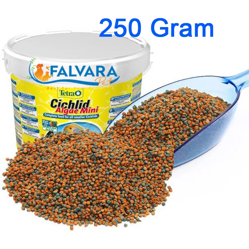 

250 Gram Tetra Cichlid Algae Mini Granules Kovadan Partition Fish Feed, Cichlid Feed, Feed, Floating Bait