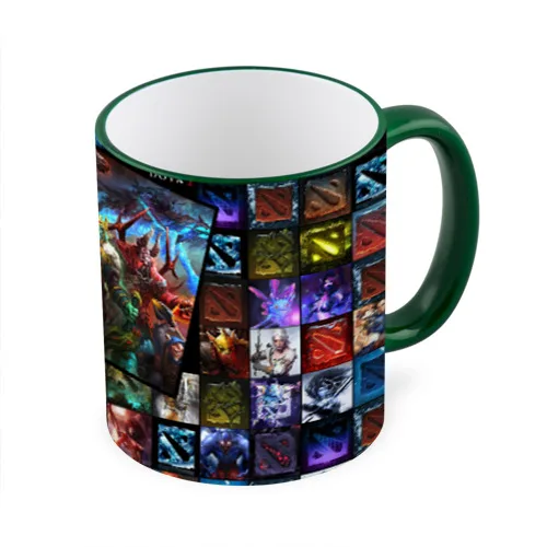Кружка с полной запечаткой Dota 2 коллаж | Дом и сад