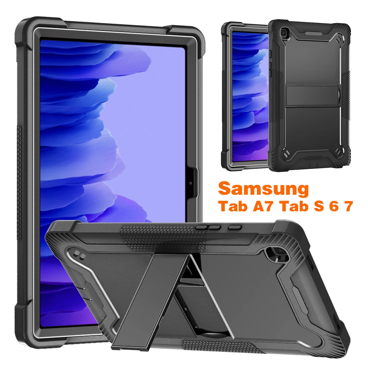 

KOMODO Case for Samsung Galaxy Tab A7 S7 Generation Heavy Duty Shockproof Kids Cover For Galaxy Tab A 8.0 8.4 10.1 A7lite 8.7