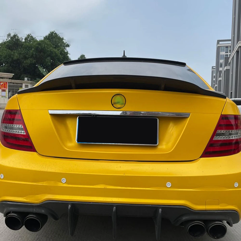 Задний спойлер для крышки багажника автомобильного крыла Ducktail Mercedes Benz C Class W204 C200