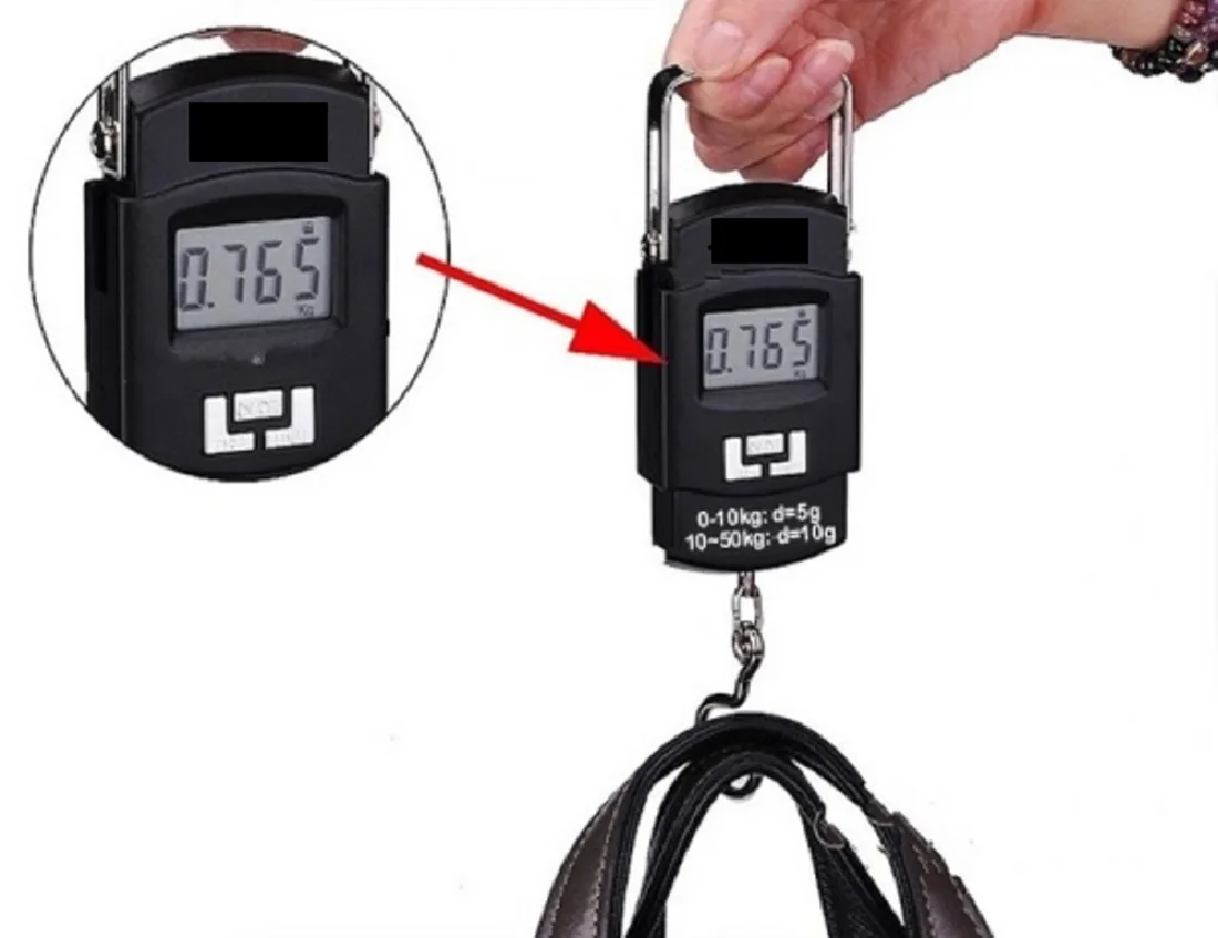 Электронные весы для багажа рыбалки безмен до 50 кг | Дом и сад
