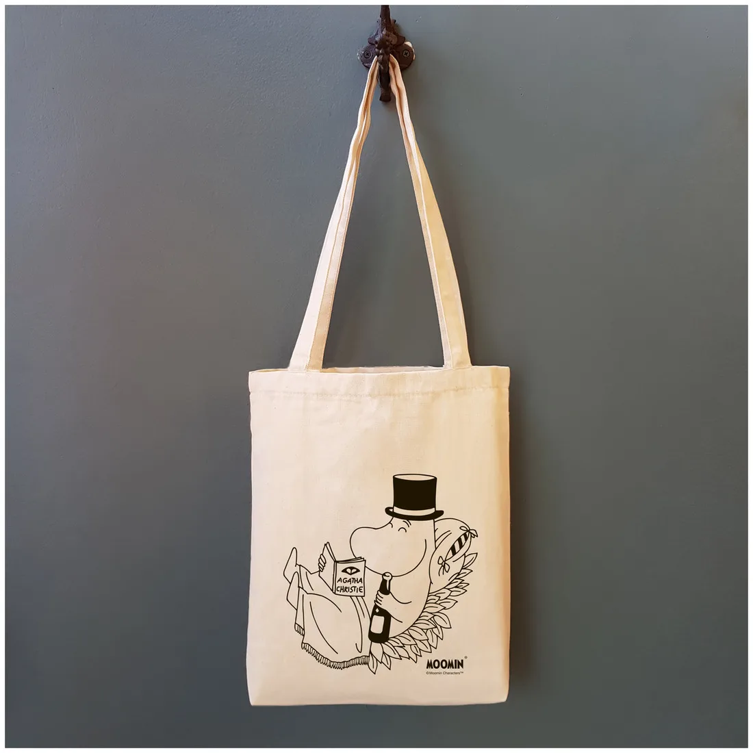 Фото Холщовая сумка-тоут шопер Муми-тролли муми-папа tote bag MOOMIN 1106489 | Багаж и сумки