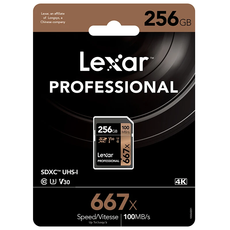 Карта памяти Lexar 667xSD 256 ГБ 64 Гб 128 SDXC класс 10 tf карта C10 UHS-I 100 МБ/с./с флеш-карта для Full
