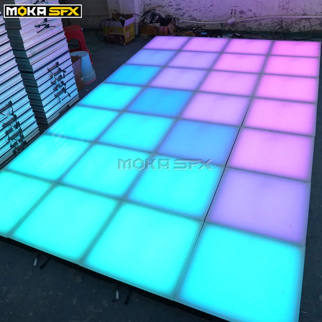 25 шт./лот светящиеся плитки RGB 3 в 1 Управление SD картой интерактивный танцпол