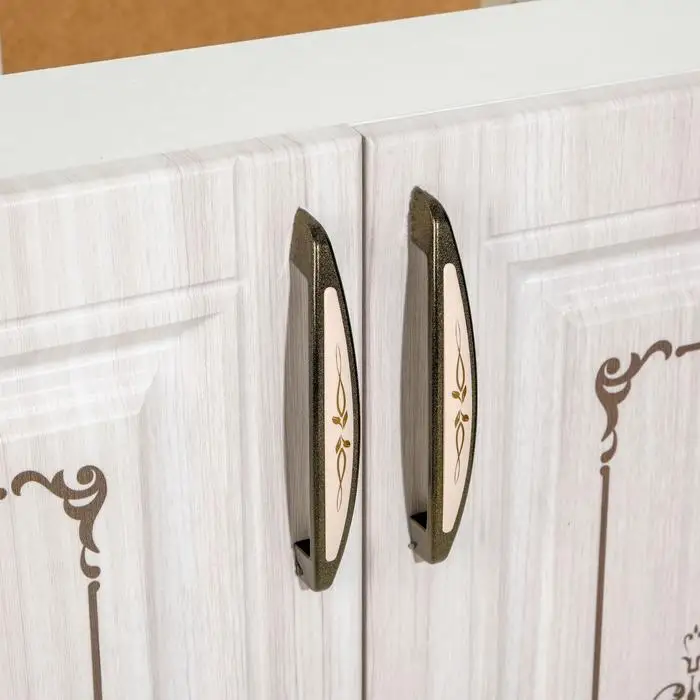 Шкаф напольный Велес двухдверный 600х446х820 белый/сандал белый |