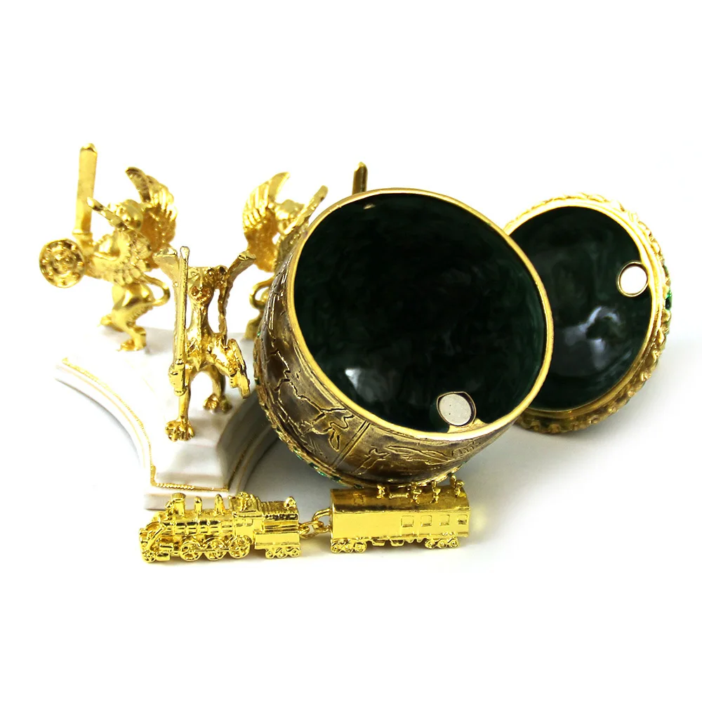 Шкатулка Фаберже &quotТранссибирский Экспресс&quot коробка для украшений хранения