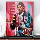 Картина на холсте с изображением известного рок-певица Курта Кобейна