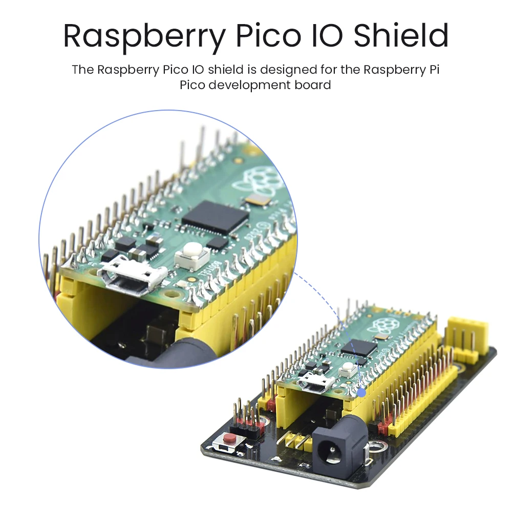 Плата расширения Keyestudio Raspberry Pi Pico IO Shield для макетной платы набор сделай сам