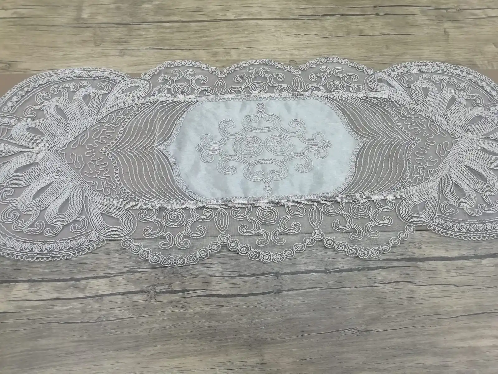 

stylish lacy runner invitation special day celebration