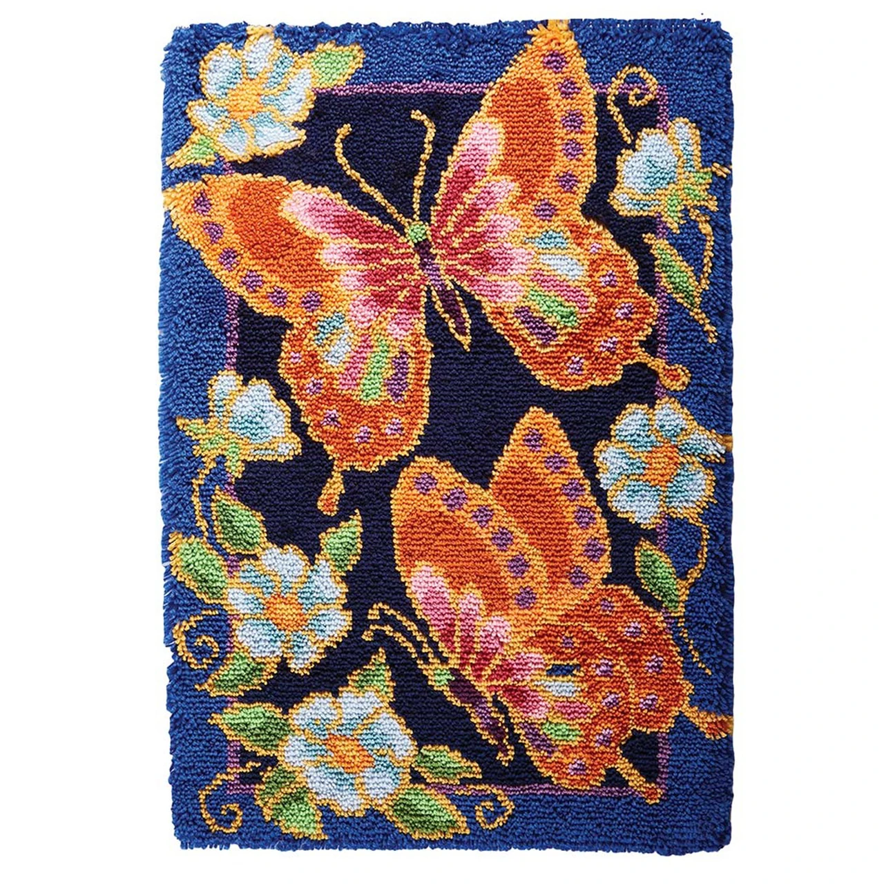 

Latch Hook Kits Fantasy in Flight Wall Hanging DIY Carpet Rug Pre-Printed Canvas with Non-Skid Backing Floor Mat 69x102cm