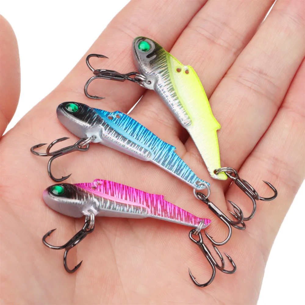 Приманка рыболовная Вибрирующая с блестками 46 мм 7 5 г | Спорт и развлечения