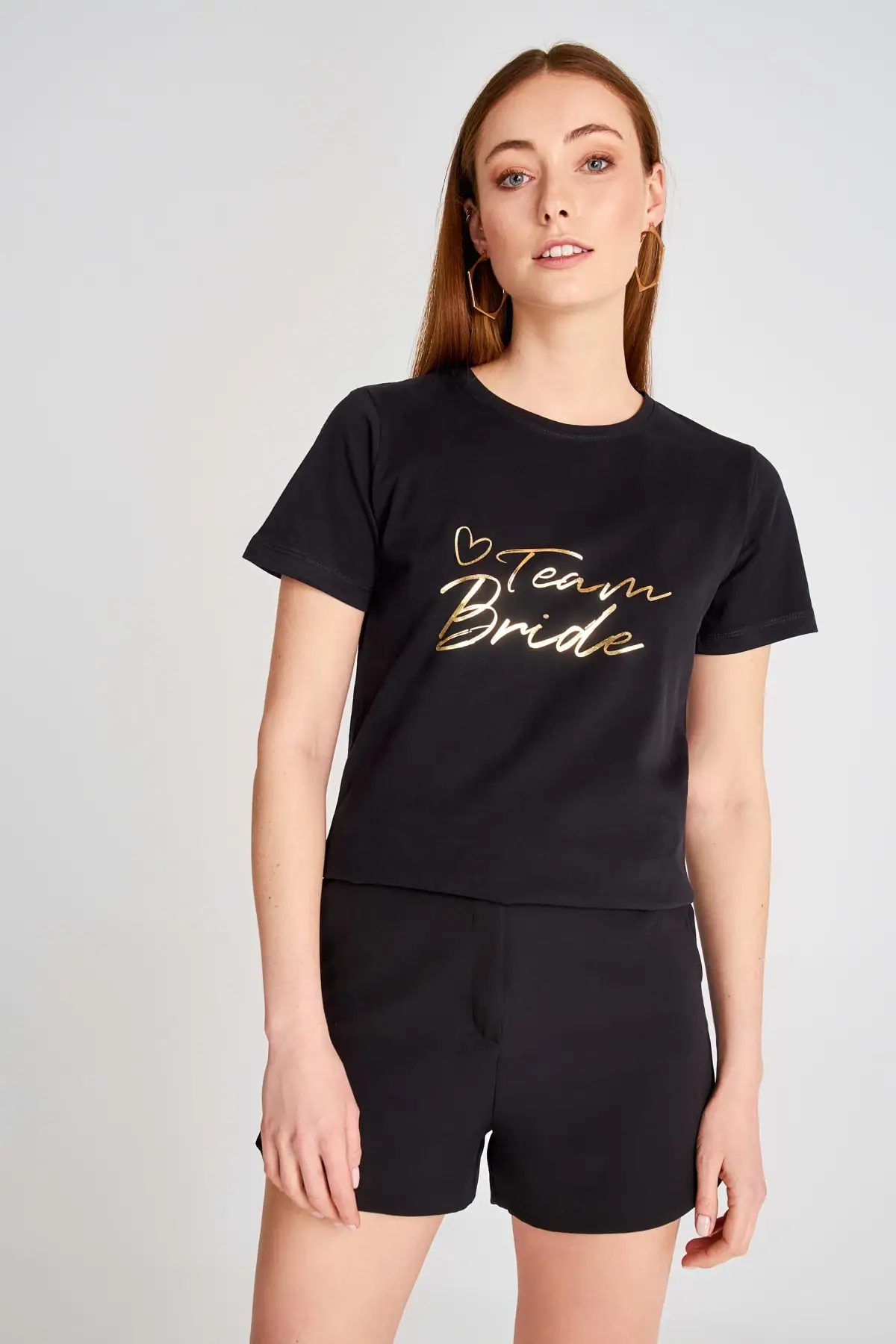 Футболка с принтом трендовой команды невесты TPRSS20TS1118|Футболки| |