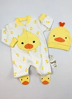chick detailed overalls with hat baby clothing baby rompers baby style