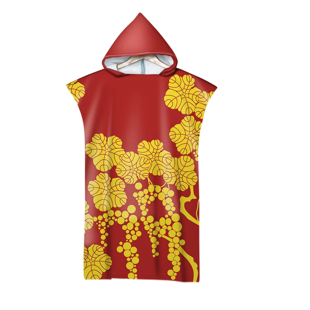 

Flowers Embroidery Design Pattern Pattern Printed Beach Towel Adults Soft Hooded Bath Towels