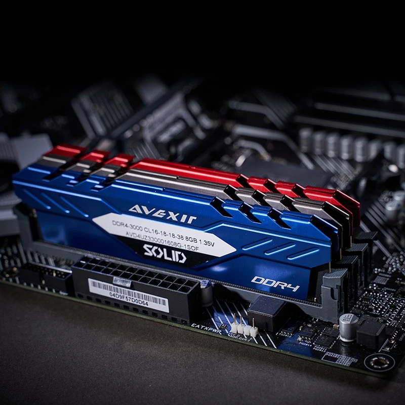 AVEXIR Soild series DDR4 8 Гб 16 2666 МГц 3000 3200 RGB ОЗУ для игрового настольного ПК dimm оперативная