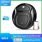 Lefant Робот-пылесос для дома, автоматическая роботизированная база 1800pa WiFi  приложение, тихий мини-робот-пылесос для домашних животных волос M201