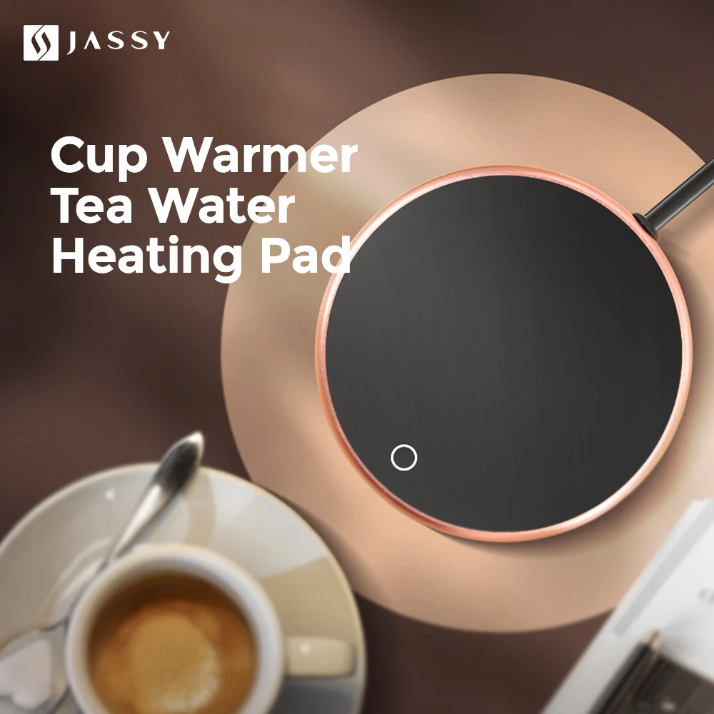 

JASSY Cup Heater Coffee Mug Cup Warmer Tea Water Heating Pad For Home Office Use Hot Plate Hot Milk Coffee Cup Warmer