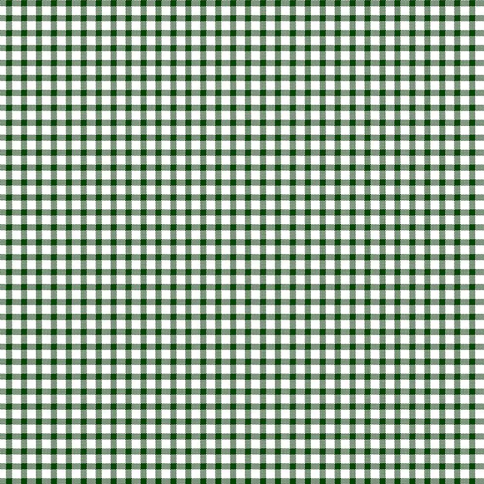 

Curtain Check Plaid Pattern Traditional Fabric Design Country Style Decor Artwork Printed Green White